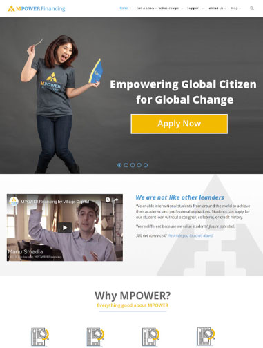 MPower Financing Website